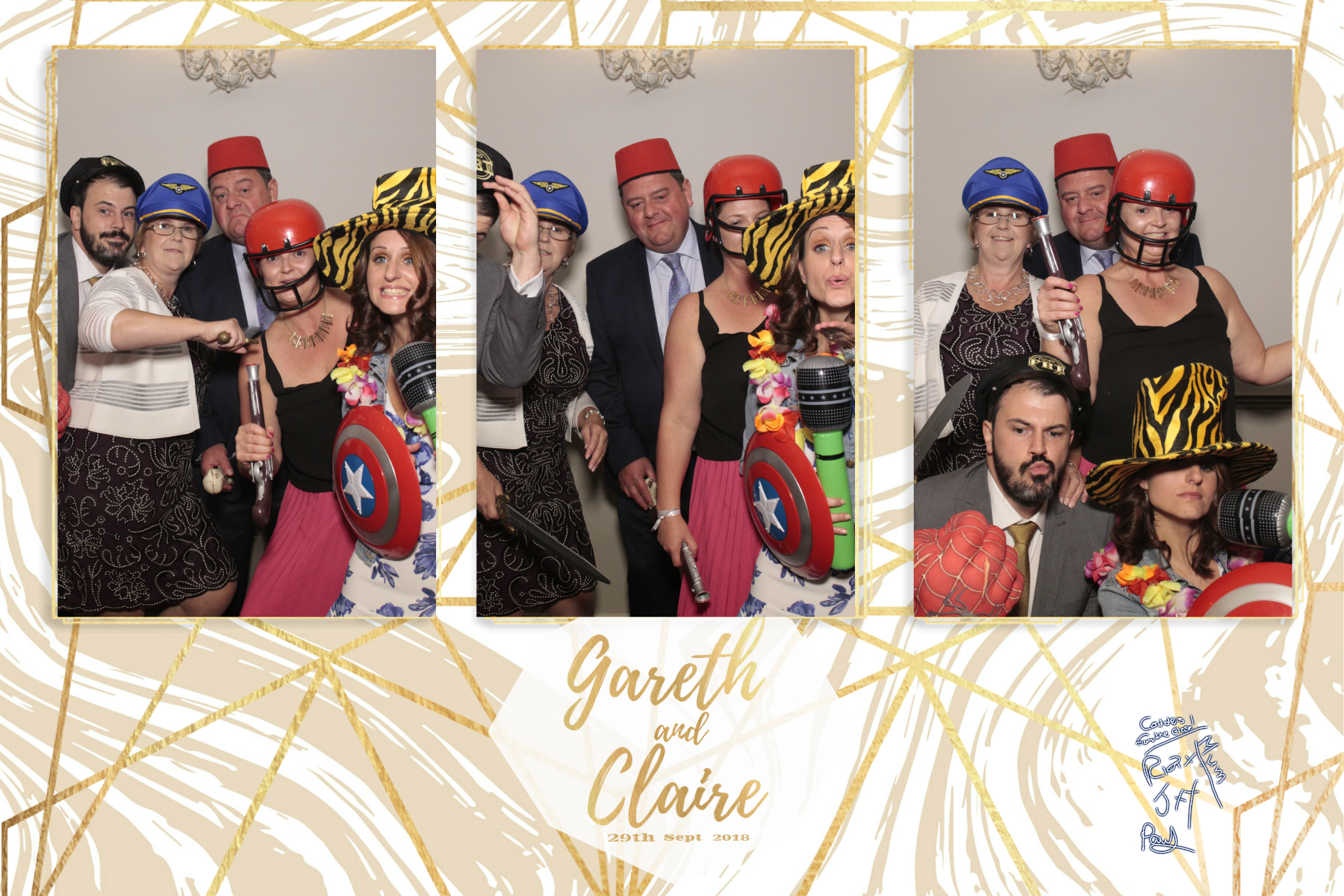 Claire & Gareth's Wedding | View more photos from the event at gallery.myphotoboothexperience.co.uk/u/MyPhotoBoothExperienceLtd/Claire-Gareths-Wedding